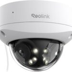 Reolink 16MP UHD 180° Pan Cam Secure PoE Dual Lens, Motion Tracking, Colour Night Vision, Spotlights, Intel Detection and Alerts, 2-Way Audio, IK10 Anti-Vandal, IP67 Anti Weather, Duo 3V PoE