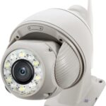 Outdoor WiFi Security Camera, Sricam Wireless IP Camera, IP66 Waterproof Dome, Pan/Tilt with Motion Alerts Night Vision Indoor Indoor