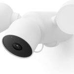 Google Nest Cam with Projector (Outdoor - Wired) - Smart Security Camera - 1080p Projector Security Camera, Snow