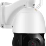 Jings Wireless Outdoor Camera, PTZ WiFi IP Camera with 30X 5MP Ultra HD Optical Zoom, Automatic Motion Detection, Wireless Cameras for Home Security