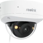 Reolink 4K PoE Surveillance Camera, IK10 Anti-Vandal Proof, Colour Night Vision, Smart People/Vehicle/Pet Detection, Two-Way Audio, with Swivel Stand Inside, RLC-840A