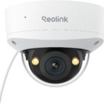 Reolink 12MP PoE Surveillance Camera, 145° Wide Viewing Angle, IK10 Vandal-Proof, Colour Night Vision, Two-Way Audio, Person/Vehicle/Pet Detection, IP67, RLC-1240A
