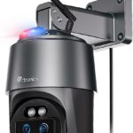 Ctronics [10X Hybrid Zoom] 4K Outdoor Surveillance Camera, Dual Lens, Automatic Tracking, 2.4/5GHz WiFi, 256GB/Cloud/FTP, Night Vision Colour, Human/Vehicle/Animal Detection