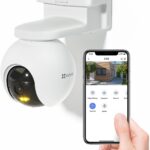 EZVIZ CB8 2K Wireless Outdoor WiFi Surveillance Camera 10400mAh Battery with Auto Tracking, Person Detection, Color Night Vision, Two-Way Audio, Active Defense, Type C