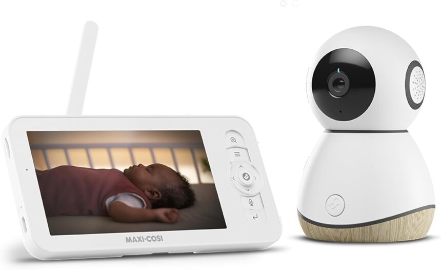 Maxi-Cosi See Pro Video Baby Monitor, Camera Babyphone, Video Babyphone, Crying Translator, Automatic Motion Detection, Ultra HD Video (2K), 5" Screen, Connected Home