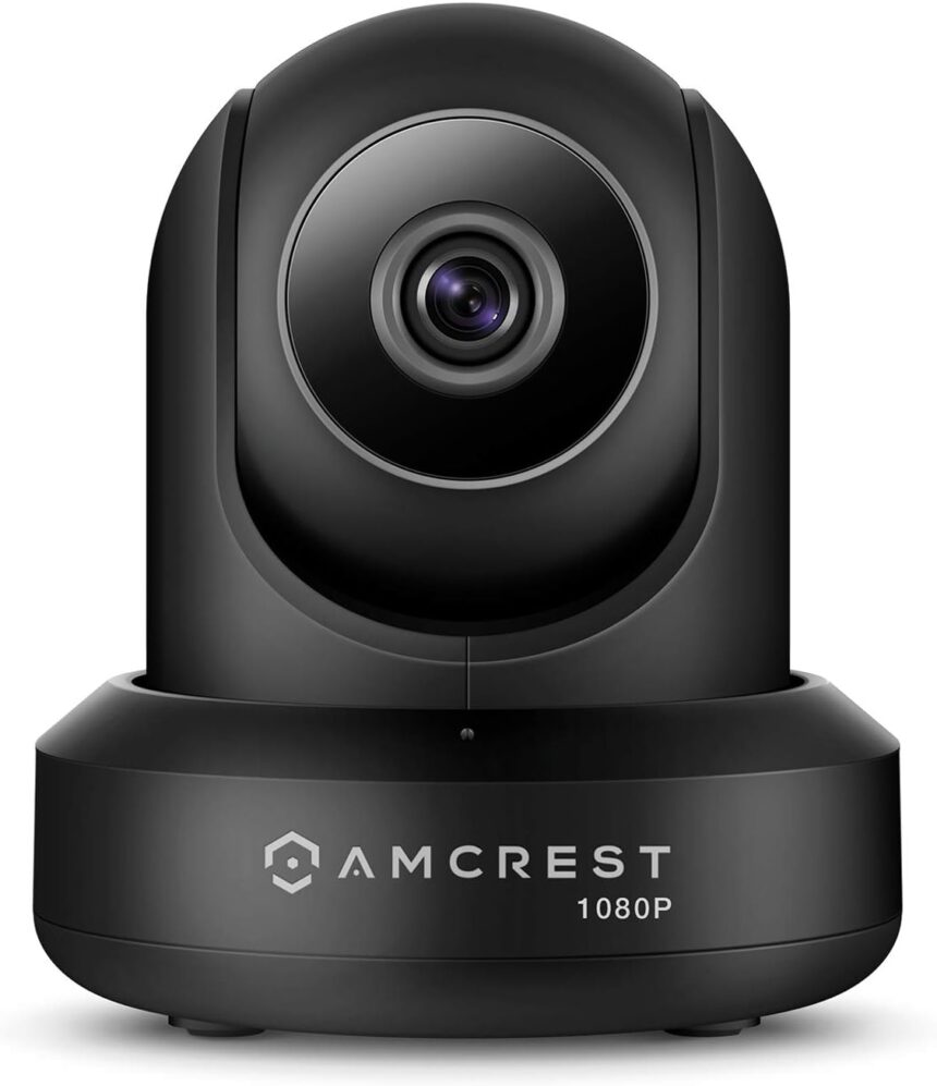 Amcrest ProHD 1080P WiFi 2MP (1920TVL) Pan/Tilt Wireless IP Security Camera IP2M-841B (Black)