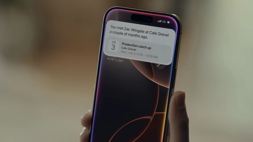 Statut de la mise à niveau de l’intelligence de Siri d’Apple