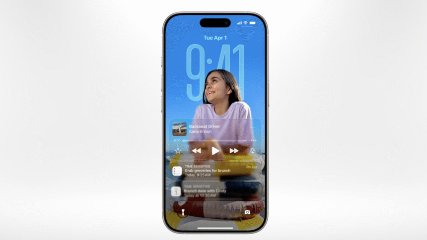 Première aperçu du nouveau design en verre liquide d’Apple à la WWDC 2025
